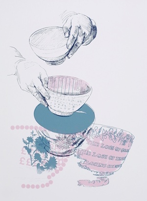 Catherine Fairgrieve Ceramic Poems (detail) © Catherine Fairgrieve